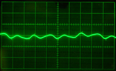 scope photo- Teflon distortion